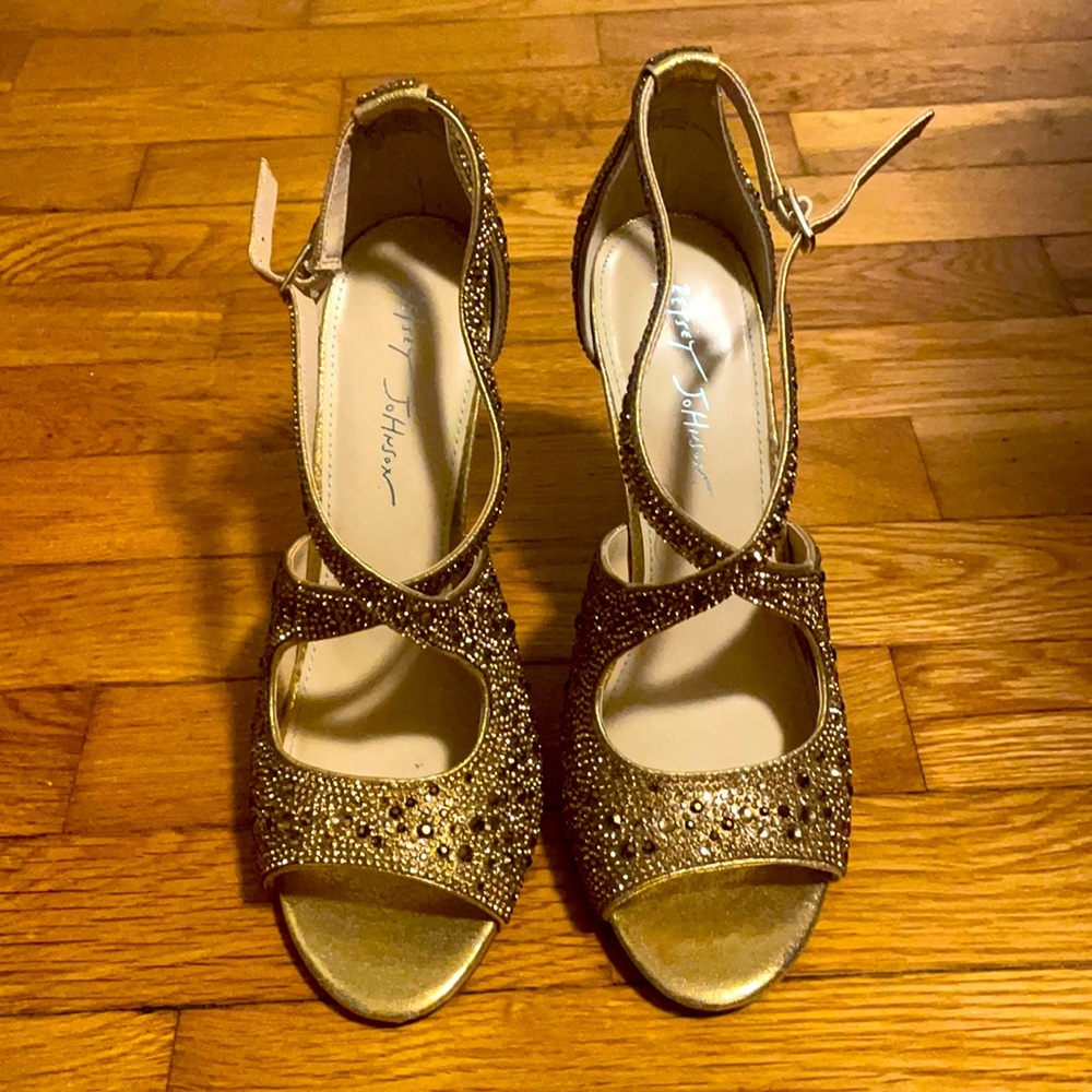 Sparkle Gold Heels